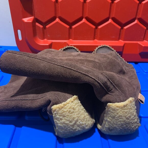 HANDCRAFTED LAURENTIAN CHIEF LEATHER SHEEPSKIN LINED BOOTS SIZE 10 - Picture 5 of 9